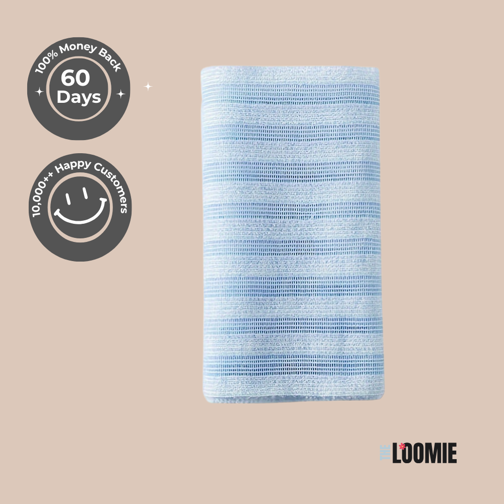 LOOMIE™ Exfoliating Shower Towel