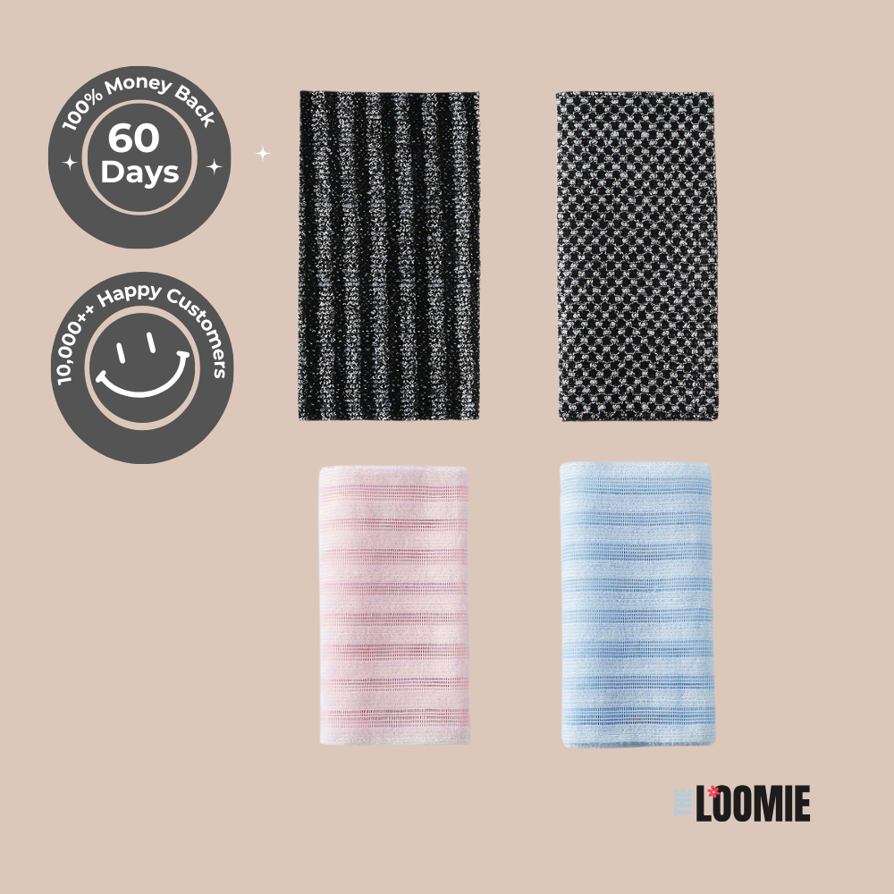 LOOMIE™ Exfoliating Shower Towel