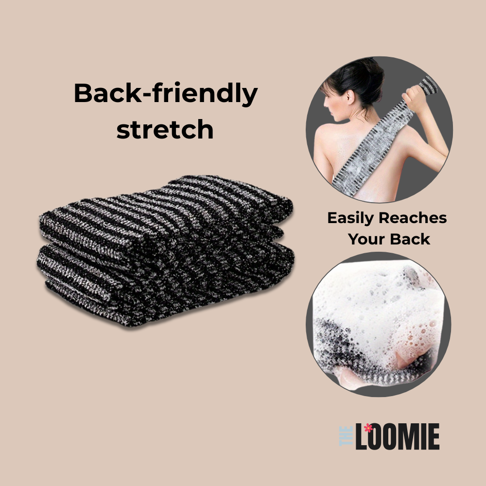 LOOMIE™ Exfoliating Shower Towel