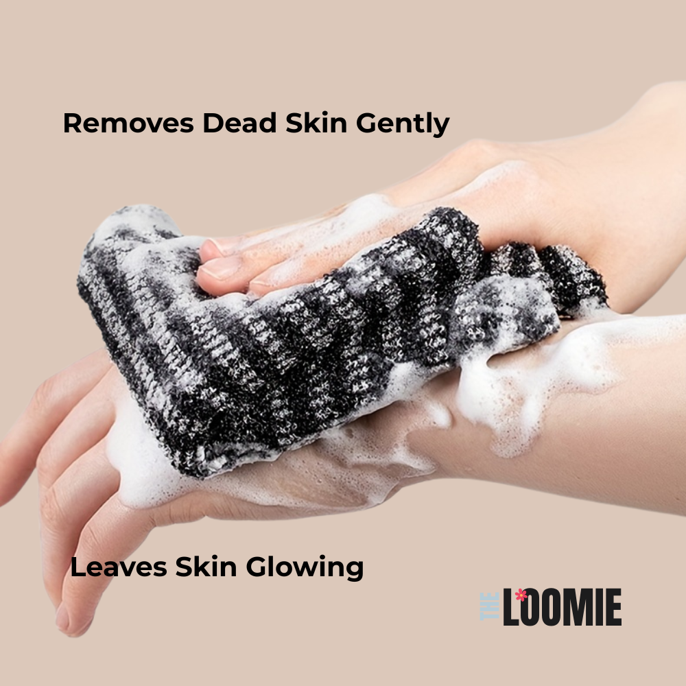 LOOMIE™ Exfoliating Shower Towel