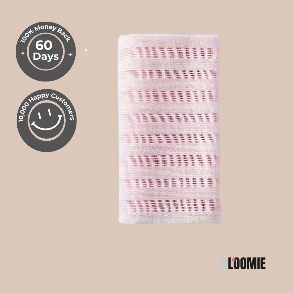 LOOMIE™ Exfoliating Shower Towel