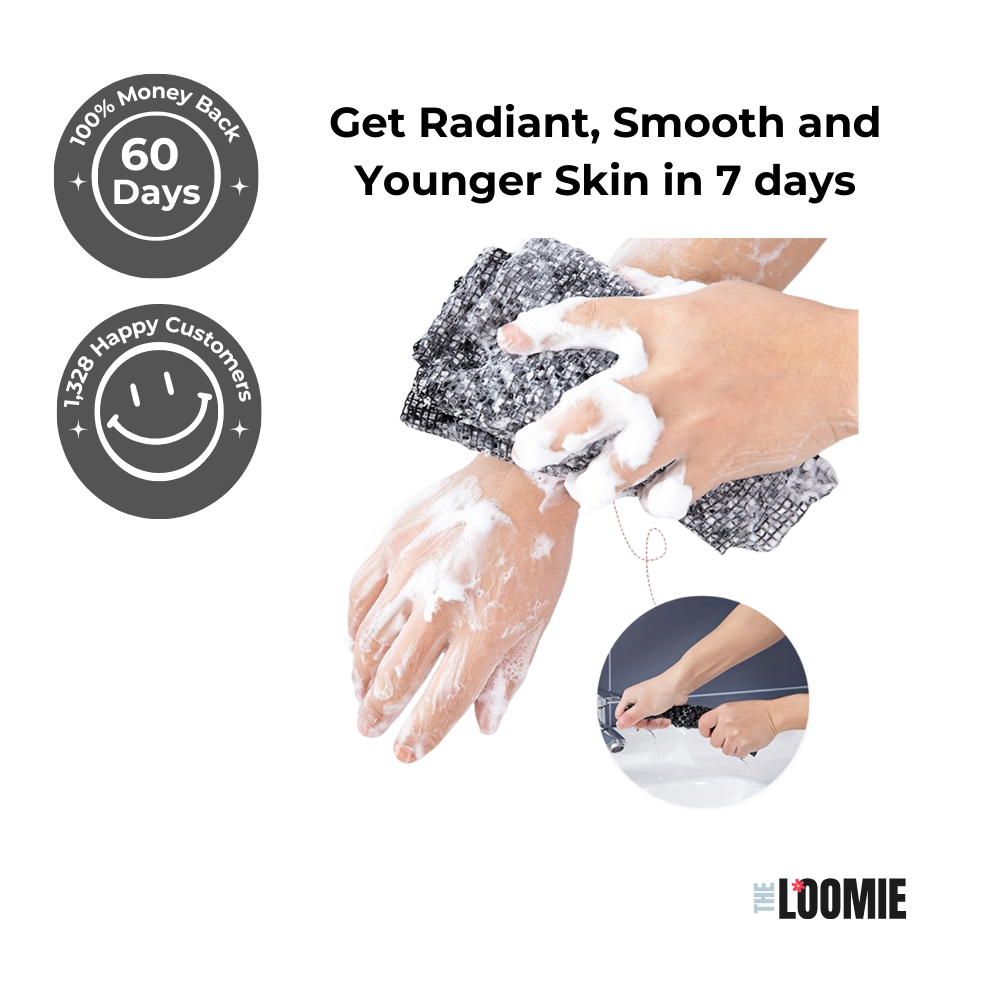 LOOMIE™ Exfoliating Shower Towel