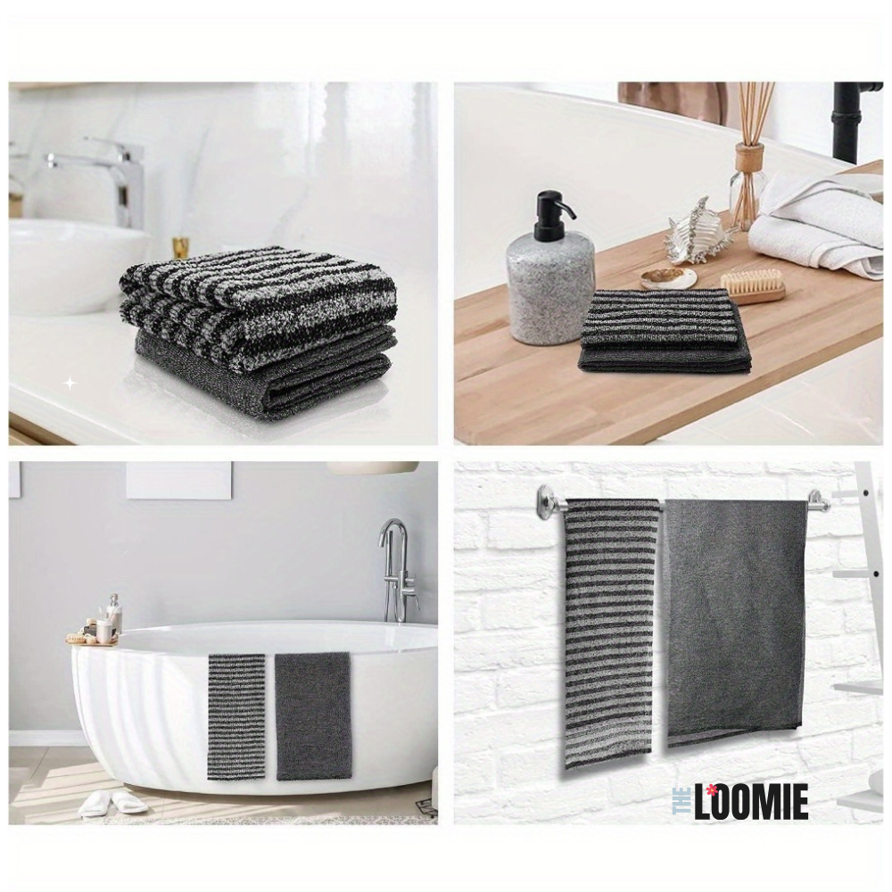 LOOMIE™ Exfoliating Shower Towel